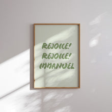 Load image into Gallery viewer, Whimsical Pink Green Christian Christmas Bible Verse Wall Art (Choose your Print) 13-216