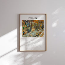 Load image into Gallery viewer, Aesthetic red yellow fall thanks giving Christian bible verse art print