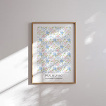 Load image into Gallery viewer, Watercolor Aesthetic Psalm wall art print
