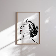 Load image into Gallery viewer, Korean traditional style line drawing set of 6 art print 12-65