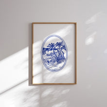 Load image into Gallery viewer, Modern summer Blue Christian art prints
