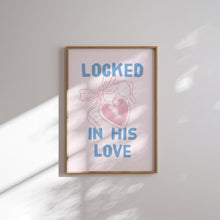 Load image into Gallery viewer, Pink blue set of 6 Christian wall art prints 02-323