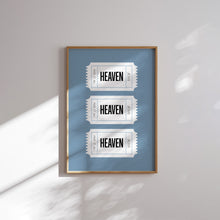 Load image into Gallery viewer, Blue aesthetic Christian kitchen wall art print