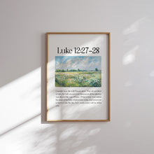 Load image into Gallery viewer, Modern Blue green aesthetic set of 6 scripture wall art prints