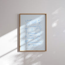 Load image into Gallery viewer, Modern Aesthetic light blue bible verse wall art prints