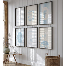 Load image into Gallery viewer, Light blue coquette Christian bible verse art prints