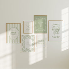 Load image into Gallery viewer, Aesthetic Sage green trendy Christian bible verse wall art print