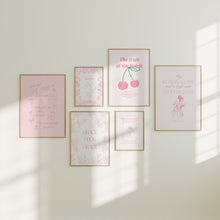 Load image into Gallery viewer, Modern Aesthetic pink bible verse wall art prints