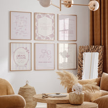 Load image into Gallery viewer, Light pink trendy coquette Christian bible verse art prints