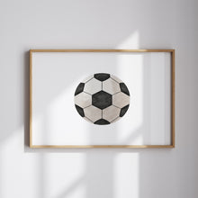 Load image into Gallery viewer, Watercolor horizontal sports ball wall art print 07-333
