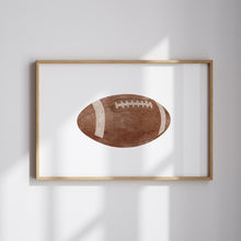 Load image into Gallery viewer, Watercolor horizontal sports ball wall art print 07-333