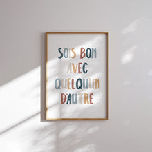 Load image into Gallery viewer, Boho Christian kids bible verse in French set of 6 art print 07-339