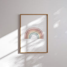 Load image into Gallery viewer, Boho pastel alphabet and rainbow set of 6 prints 07-26402