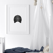 Load image into Gallery viewer, Black watercolor golf set of 6 art print 07-31105