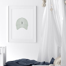 Load image into Gallery viewer, Sage green watercolor golf set of 6 art print 07-27115