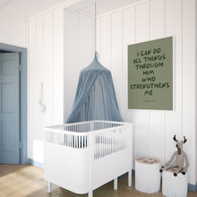 Load image into Gallery viewer, Sage green Christian kids  bible verse wall art set of 6 prints 07-23502