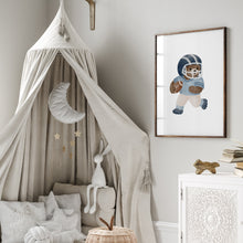 Load image into Gallery viewer, Sports teddy bear set of 6 art prints 07-34001