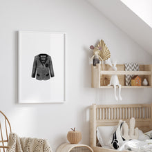 Load image into Gallery viewer, Black watercolor golf set of 6 art print 07-31105