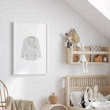 Load image into Gallery viewer, Sage green watercolor golf set of 6 art print 07-27115