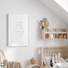 Load image into Gallery viewer, Watercolor Pink gymnastic set of 6 art print (choose your print)07-326