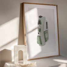 Load image into Gallery viewer, Sage green watercolor golf set of 6 art print 07-27115