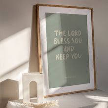 Load image into Gallery viewer, Sage green Christian kids  bible verse wall art set of 6 prints 07-235