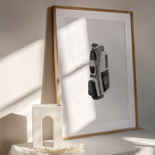 Load image into Gallery viewer, Black watercolor golf set of 6 art print 07-31105