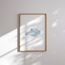 Load image into Gallery viewer, blue watercolor tennis set of 6 wall art prints 07-27705