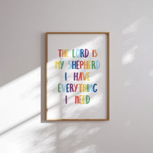 Load image into Gallery viewer, set of 6 colorful Christian kids bible verse art prints 07-20105