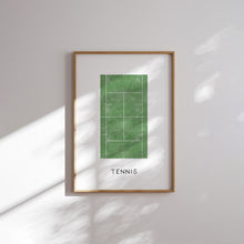 Load image into Gallery viewer, Watercolor set of 6 sports field wall art print 07-322