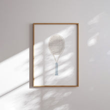 Load image into Gallery viewer, blue watercolor tennis set of 6 wall art prints 07-27705