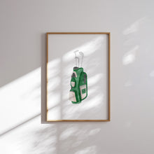 Load image into Gallery viewer, Watercolor Green golf master theme set of 6 art print 07-33401
