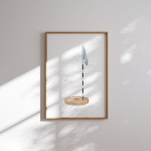 Load image into Gallery viewer, Blue watercolor golf set of 6 art print 07-27104