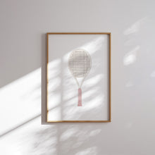 Load image into Gallery viewer, Pink watercolor tennis set of 6 wall art prints 07-27706