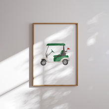 Load image into Gallery viewer, Watercolor Green golf master theme set of 6 art print 07-33401