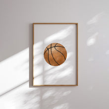 Load image into Gallery viewer, Watercolor sports ball set of 6 art print 07-304