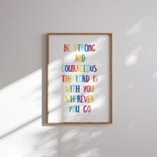 Load image into Gallery viewer, set of 6 colorful Christian kids bible verse art prints 07-20105