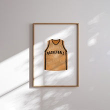 Load image into Gallery viewer, watercolor basketball jersey, ball, cool kids club, sneakers set of 6 wall art prints 07-27312