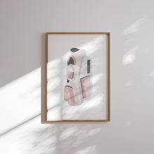 Load image into Gallery viewer, Pink watercolor golf set of 6 art print 07-27105