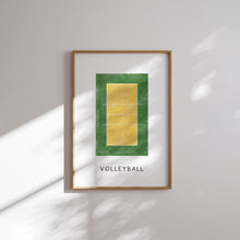 Load image into Gallery viewer, Watercolor set of 6 sports field wall art print 07-322