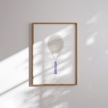 Load image into Gallery viewer, Purple watercolor tennis set of 6 wall art prints 07-27712