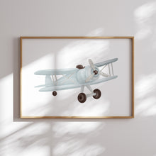 Load image into Gallery viewer, Blue transportation art print 07-248