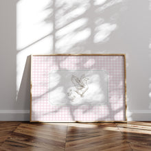 Load image into Gallery viewer, Pink Teddy Bear Girls room art prints (Choose your print) 07-365
