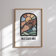 Load image into Gallery viewer, Set of 8 boho Christian kids the beatitudes prints 07-344