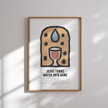 Load image into Gallery viewer, Set of 8 boho Miracle of Jesus art prints 07-217