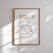 Load image into Gallery viewer, Retro set of 9 Neutral cowgirl Christian bible verse wall art 02-325