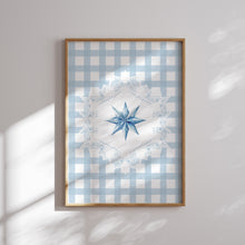 Load image into Gallery viewer, Blue Christian Christmas Wall Art Print (Choose your print) 13-224