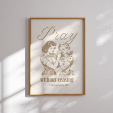 Load image into Gallery viewer, Retro set of 9 Neutral cowgirl Christian bible verse wall art 02-325