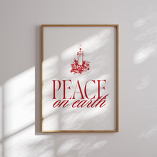 Load image into Gallery viewer, Red Green Christian Christmas Wall Art Print (Choose your print) 13-222