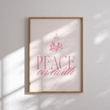 Load image into Gallery viewer, Pink Christian Christmas Wall Art Print (Choose your print) 13-223